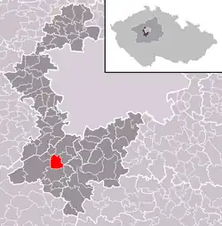 Líšnice na mapě