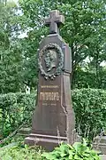 Jeho hrob v Sankt-Petěrburgu