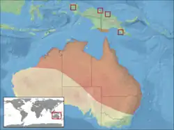 Mapa rozšíření rosnice siné.