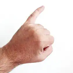 Malíček na levé ruce
