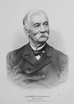 Ljubomir Nenadović kolem roku 1889