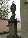 Loštice, socha svatého Jana Nepomuckého.JPG