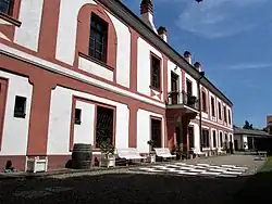 Zahradní průčelí zámku