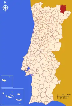 Bragança na mapě