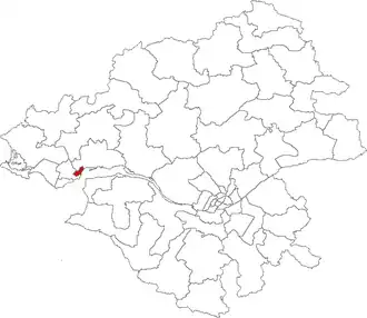 Kanton na mapě departementu Loire-Atlantique
