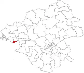 Kanton na mapě departementu Loire-Atlantique