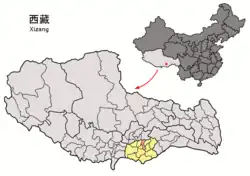 Cethang na mapě