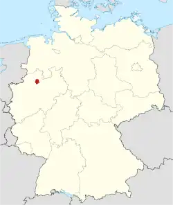 Dülmen na mapě
