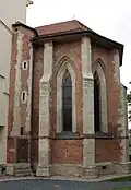 presbytář od jihu