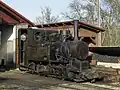 Lokomotiva R IIIc 321 (Breitfeld&Daněk 165/1919), někdejší mladějovská trojka, roku 2018 ještě v Muzeu průmyslových železnic Zbýšov. (Od r. 2019 v depozitáři NTM v Chomutově)