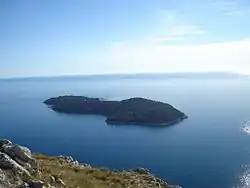 Pohled na ostrov