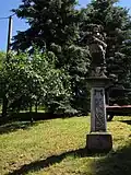 Lom u Tachova, socha svatého Jana Nepomuckého.jpg
