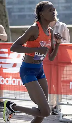 Brigid Kosgeiová (22. dubna 2018)