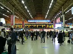 Interiér stanice