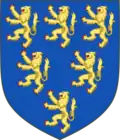 Znak hrabství Anjou za vlády Plantagenetů