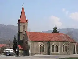 Katolický kostel ve čtvrti Lonea