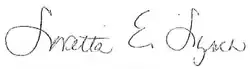 Loretta Lynchová, podpis