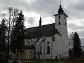 Kostel sv. Jana Křtitele s kaplí sv. Kříže