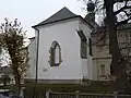 Románské kněžiště kostela sv. Prokopa v Lošticích