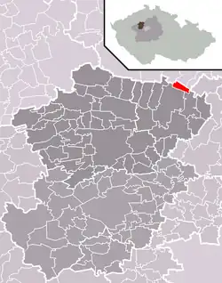 Loucká na mapě