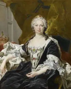 Portrét Alžběty Parmské, 1745, zámek ve Versailles