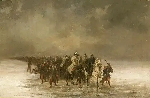 Ústup, 1875, National Museum, Wales