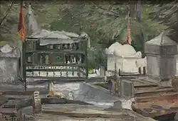 Vue du cimetière