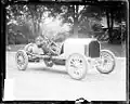 Louis Chevrolet v závodním voze Buick (Crown Point, Indiana, během závodu Cobe Cup 1909)