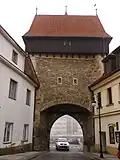 Vnitřní fasáda brány