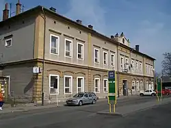 Nádraží v Lounech, 1872