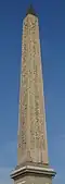 Obelisk na Place de la Concorde v Paříži