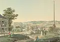 Pohled na Teplice roku 1798