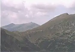 Ďumbier a za ním Chopok