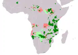 Rozšíření slona afrického
