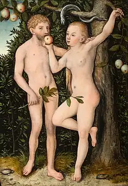 Adam a Eva (1538), Národní galerie v Praze