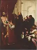 G. B. Lucini: Zázrak sv. Petra z Alkantary (1680)