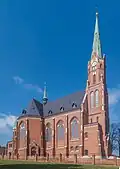 Ludgeřovice, kostel sv. Mikuláše březen 2025.jpg