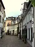 Ulička v historickém centrum města
