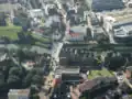 Střed města s mostem přes řeku Lippe