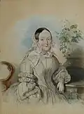 Luisa Berková – Podobizna starší dámy (1841)