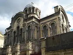Kostel sv. Mikuláše, který je součástí vězeňského areálu