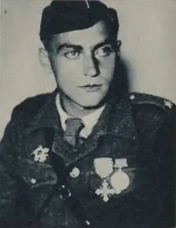 Lumír Písarský na snímku z 5. září 1944