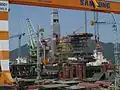 Výstavba komplexu (rok 2007)