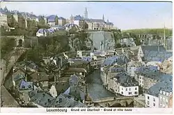 Lucemburk, Grund und Oberstadt