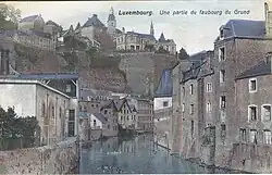 Lucemburk, Une partie du faubourg du Grund