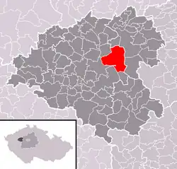 Lužná na mapě