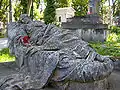 Hrob Josefy Markowské manželka sochaře Juliána Markovského
