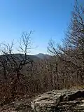 Pohled na vrch Vihorlat z vrcholu Lysáku
