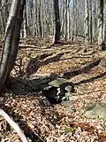 Studánka pod Lysákem na turistickém chodníku od Remetských Hámrů