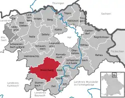 Münchberg na mapě
